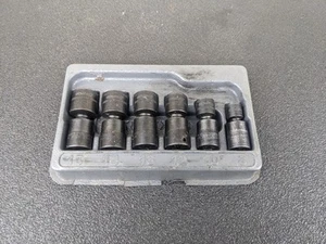 #bk755 Snap-On 1/4" Drive Metric Shallow Impact Swivel Socket Set 106IPTMMA - Bild 1 von 24
