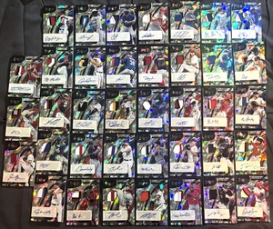 2022 Select 38 RC CRACKED ICE PRIZM SN# TO 25 RPA AUTO PATCH DURAN RYAN YEPEZ - Picture 1 of 10