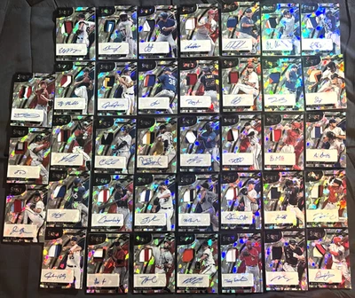 2022 Select 38 RC CRACKED ICE PRIZM SN# TO 25 RPA AUTO PATCH DURAN RYAN YEPEZ - Image 1 of 4