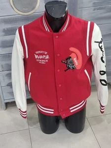 Disclaimer Giacca Mod. College Uomo Man Nuovo Rosso TgL CD30 - Picture 1 of 8