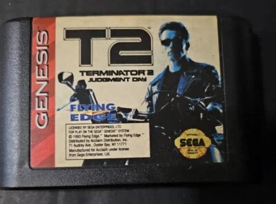 SEGA Genesis T2 Judgment Day Video Game Authentic Cartridge Only - 1993 - Image 1 of 3