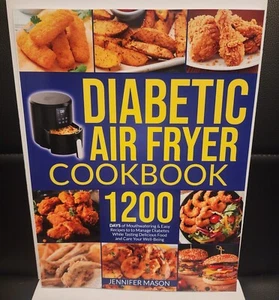 Diabetic Air Fryer Cookbook - New FREE SHIPPING - Picture 1 of 2