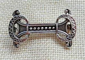 Viking Retro Brooch Pen annular Shoulder Shawl Scarf Clasp Cloak Pin Medieval - Picture 1 of 15