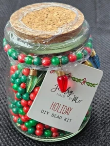 Make Your Own Do It Yourself Multi-Color Green Red Gold Bead Complete Kit 13+  - Picture 1 of 12