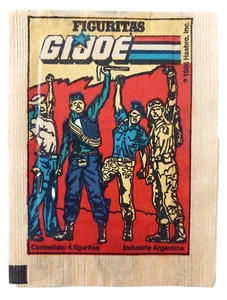 Vintage 1986 GI JOE Ultra Figus Argentina Lot of 6 Unopened Sticker Packs Sobres - Picture 1 of 6