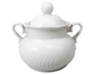 FRANSK BLANC by Dansk Covered Sugar Bowl 4.75" tall NEW NEVER USED made in Japan - Picture 1 of 7