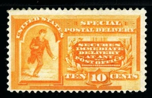 USAstamps Unused FVF US 1893 Special Delivery Scott E3 OG MHR - Picture 1 of 2