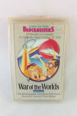Vintage Golden Age Radio Blockbusters War of the Worlds Cassette Tape - Image 1 of 4