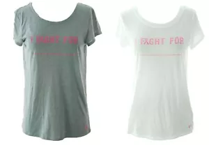 "Camiseta para mujer Under Armour Power in Pink ""I Fight For"" 1264863 $29.99 NUEVA - Imagen 1 de 5