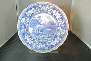 The Spode Blue Room Collection Milkmaid Plate - Picture 1 of 3