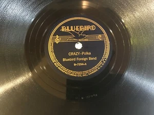 BLUEBIRD FOREIGN BAND on BLUEBIRD B-7294 - LITTLE BROWN JUG / CRAZY  - Picture 1 of 6