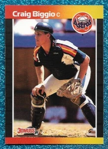 1989 DONRUSS #561 CRAIG BIGGIO ROOKIE RC NM OR BETTER HOF ASTROS 3,000 HITS - Picture 1 of 1