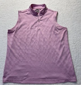 Adidas Climacool Performance Shirt Women’s Size Large 1/4 Zip Sleeveless - Picture 1 of 4