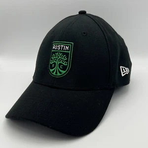 New Era Black & Green Austin FC Soccer 39Thirty Flex Fit L/XL Hat Cap MLS - Picture 1 of 6