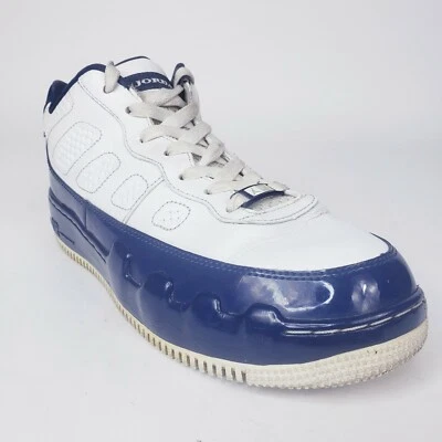 NIKE AIR JORDAN “AJF 9 FUSION” BLANCO/METÁLICO-AZUL HOMBRE TALLA 8 (362279-141) Foto 1 de 4