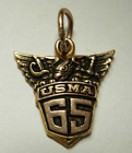 Usma 1965 10K Gold Pendant / Charm - Westpoint Us Army Military Academy