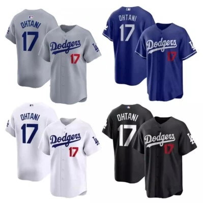 Fanmade Ohtahi #17 DODGERS All Print Baseball Jersey Many Colors - Image 1 of 4