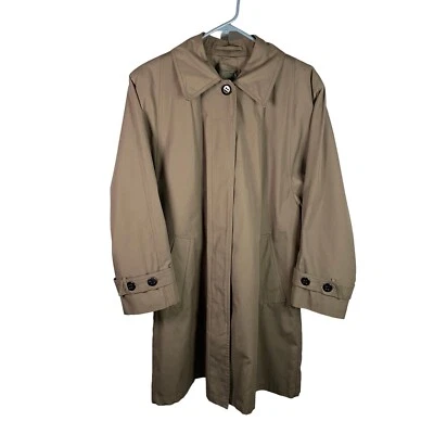 London Fog Women's Trench Coat Rain Jacket removable 3M Thinsulate liner Sz 10P - Image 1 of 4