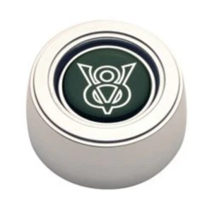 GT Performance Products 11-1523 Horn Button with Ford V8 Logo - Polished - Foto 1 di 2