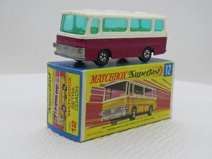 Vintage 1970 Matchbox Superfast #12 Setra Coach w/Original Box England - Picture 1 of 9