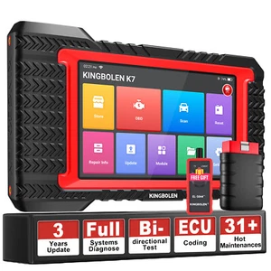 Scanner OBD2 auto KINGBOLEN K7 tutto il sistema strumento diagnostico test attivo codifica ECU - Foto 1 di 17