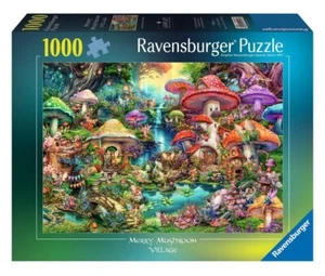 Ravensburger Merry Mushroom Village by Aimee Stewart 1000 piece jigsaw puzzle - Picture 1 of 2
