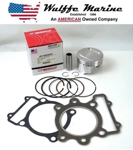 Kit de pistón Wiseco Yamaha TT350 1985-98 XT350 85-00 STD 86 mm y junta de cabeza y base - Imagen 1 de 2