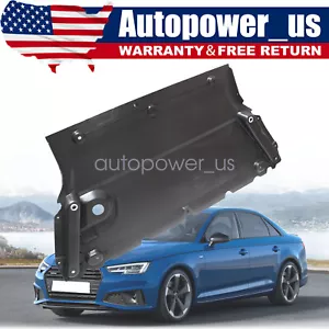 FOR 2016-2018 2019 AUDI A4 S4 UNDER ENGINE FRONT SPLASH GUARD SHIELD COVER NEW - Picture 1 of 14