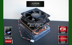 AMD FX Heatsink Cooler Fan For AMD FX 8100- FX 8120-FX 8150 With Socket AM3+ New - Picture 1 of 7