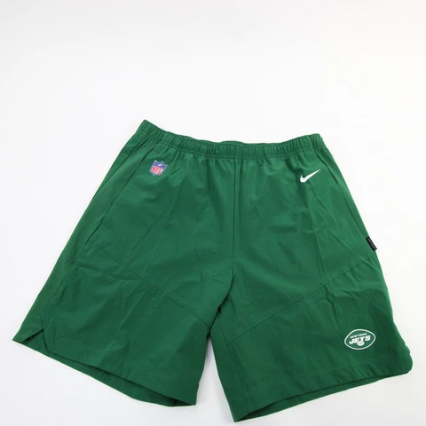 New York Jets Nike NFL On Field Apparel Dri-Fit Athletic Shorts Men's Used Cover