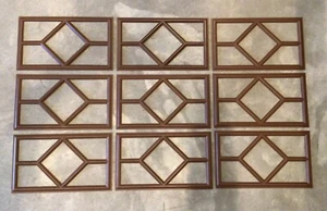 9 Amarr Waterford Replacement Insert for Short Panel Amarr Garage Door Walnut - Picture 1 of 7