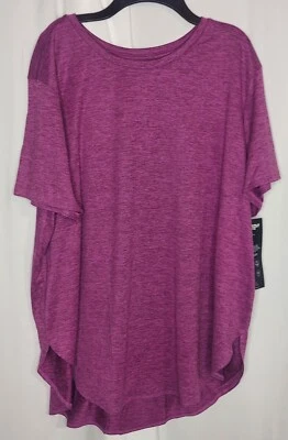 Camiseta túnica Skechers Go Walk Go Dri púrpura para mujer 2XL ropa deportiva  Foto 1 de 4