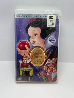 Snow White And The Seven Dwarfs - Disney Platinum Edition VHS New Factory Sealed - Image 1 of 4