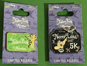 DLR run Disney 2017 Tinker Bell Half Marathon Weekend + 5K Event Trading Pins - Picture 1 of 3