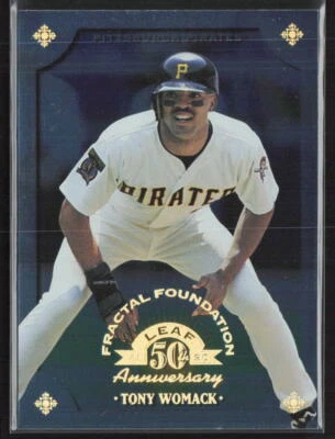 1998 Leaf #70 Tony Womack Fractal Foundations /3999 #/3999 - Image 1 of 2