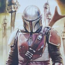 Star Wars - Wall Art - The Mandalorian - Canvas Art 12"x 8" LucasFilm Poster New