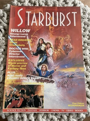STARBURST Magazine - # 125 - 1989 - Willow - Who Framed Roger Rabbit + Poster - Image 1 of 4