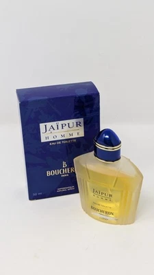 Nuevo en caja, Jaipur Homme de Boucheron, eau de toilette de 1,7 oz, raro de colección Foto 1 de 4