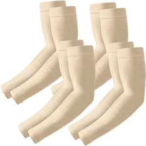 Arm Sleeves 4 Pairs UV Sun Protection UPF 50 Arm Compression Cooling Sleeves ... - Picture 1 of 6