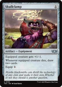 Skullclamp - Light Play MTG Commander: Tarkir: Dragonstorm - Picture 1 of 1
