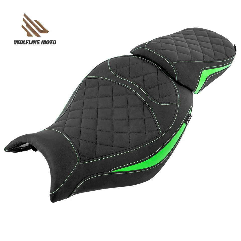 WOLFLINE Comfort Rider & Passenger Seat Set for Kawasaki Vulcan S 650 2015-2025 — 第 1/4 张图片