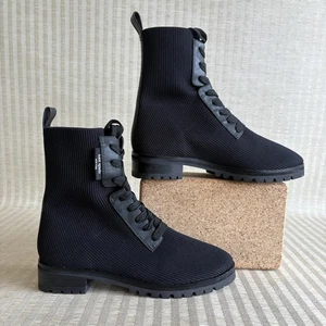 Botas Kate Spade New York para mujer talla 8 Merigue con cordones tejido suela de combate - Imagen 1 de 16