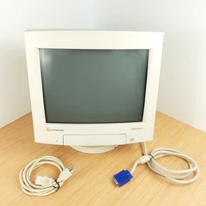 Vtg 1997 Gateway 2000 CrystalScan 14" CRT Monitor 500CS Tested Works - Picture 1 of 24
