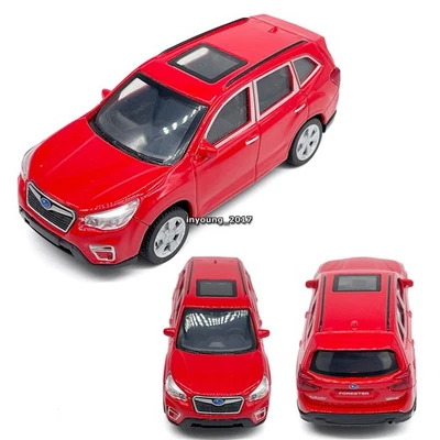 1/43 Subaru Forester Coche de Juguete Modelo Aleación Diecast SUV Vehículo de Juguete Pull Back Rojo Foto 1 de 4
