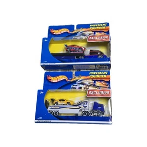 (2) Camión de colección Hot Wheels Pavement Pounder #47185 y 89050 Pod Toyota Celica 2002 - Imagen 1 de 7