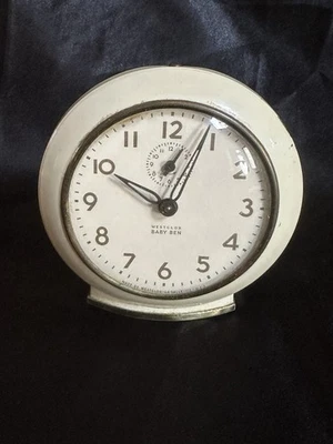 Reloj despertador Westclox Baby Ben estilo 5 cuerda vintage años 30 EE. UU. funciona Foto 1 de 4