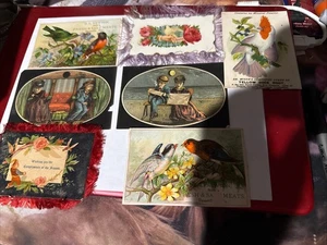 Lot 7 Vintage Victorian Advertising Trade Cards Lot 2 - Bild 1 von 9