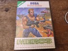 MERCS SEGA MASTER SYSTEM  VIDEOGIOCO VINTAGE LEGGI