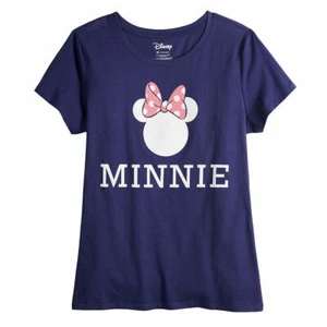 NUEVA CAMISA DE MUJER DISNEY MINNIE MOUSE ""MINNIE"" DIVERSIÓN FAMILIAR TALLA M, 0X - Imagen 1 de 2