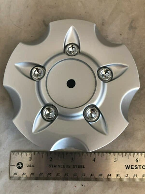 Liquidmetal CORE Wheels Silver Wheel Rim Hub Cover Center Cap BC-675 - Image 1 of 4